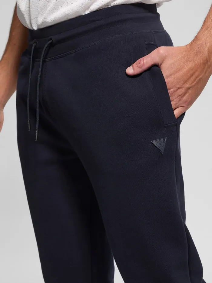 GUESS Pants and Shorts Eco Aldwin Logo Pants Green 8211 Men