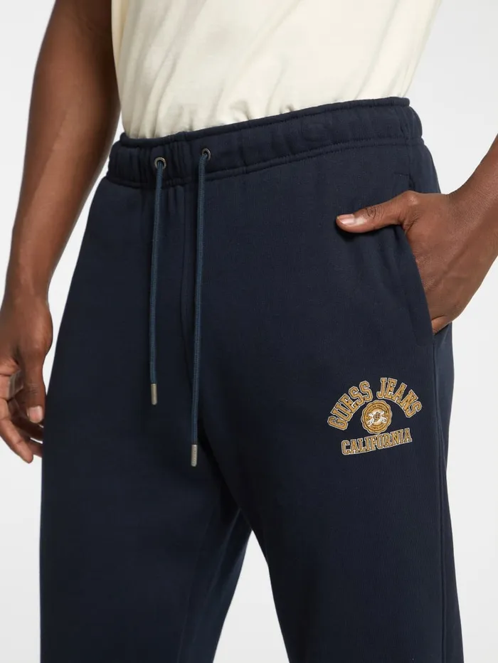 GUESS Pants and Shorts Eco Printed Logo Joggers Blue 8211 Men