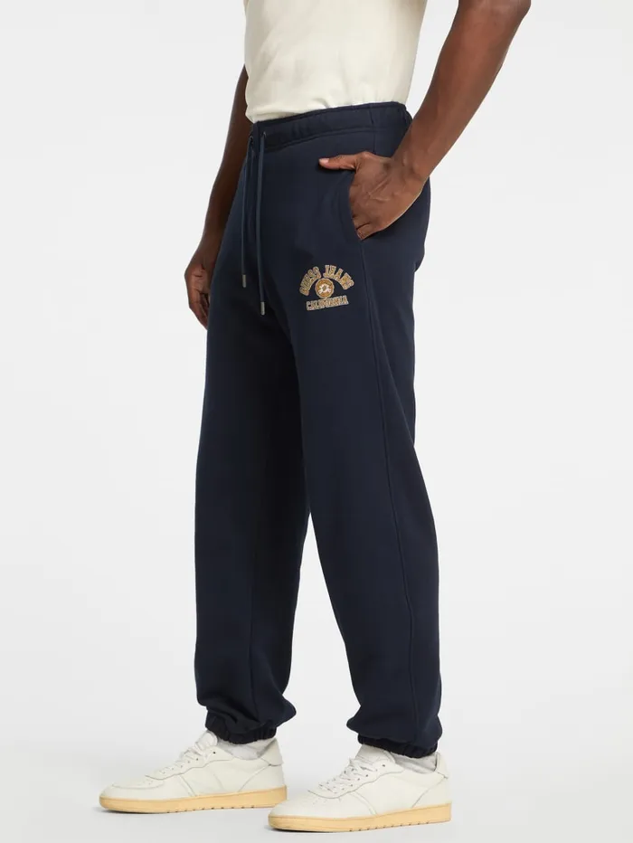 GUESS Pants and Shorts Eco Printed Logo Joggers Blue 8211 Men