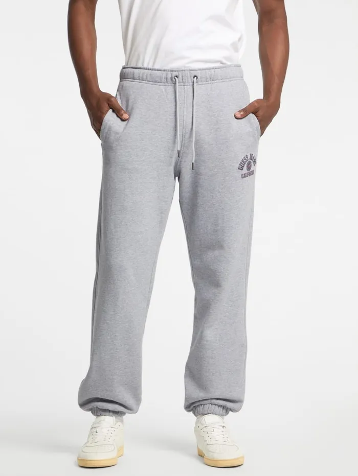 GUESS Pants and Shorts Eco Printed Logo Joggers Blue 8211 Men