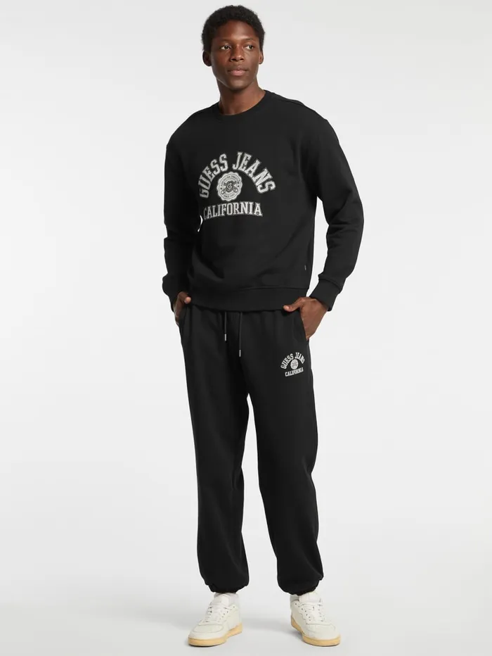 GUESS Pants and Shorts Eco Printed Logo Joggers Blue 8211 Men