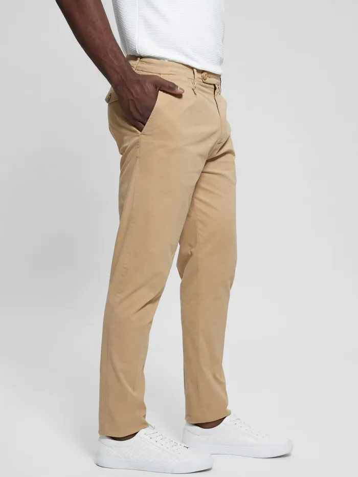 GUESS Pants and Shorts Noah Straight Pants White 8211 Men