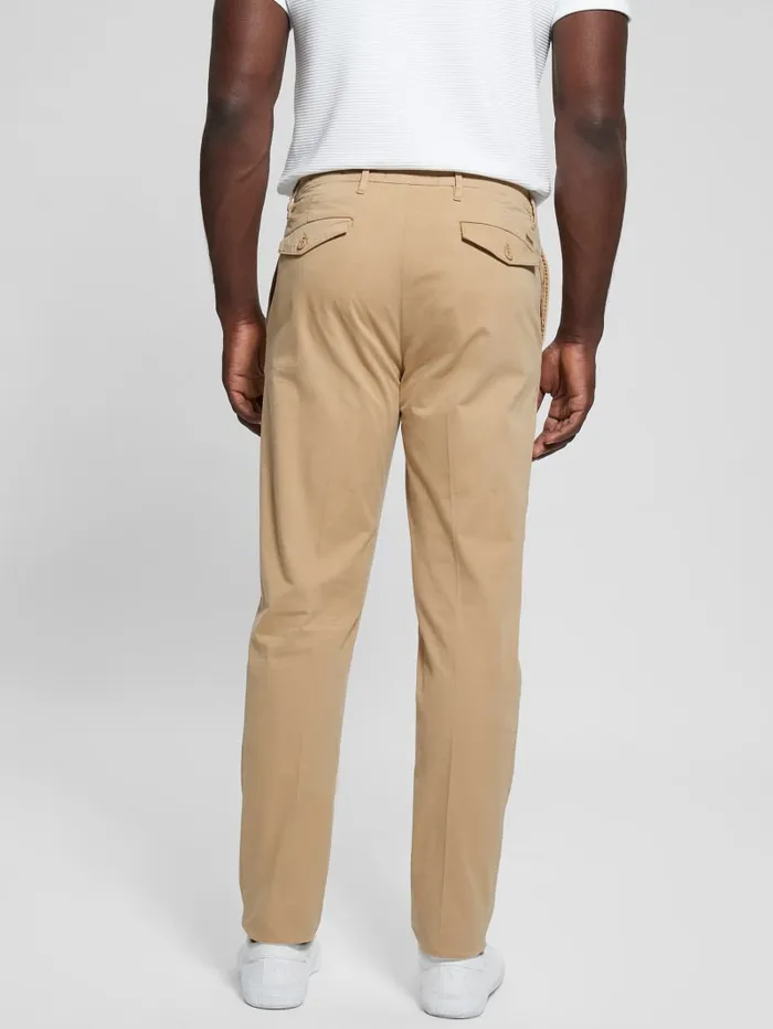 GUESS Pants and Shorts Noah Straight Pants White 8211 Men