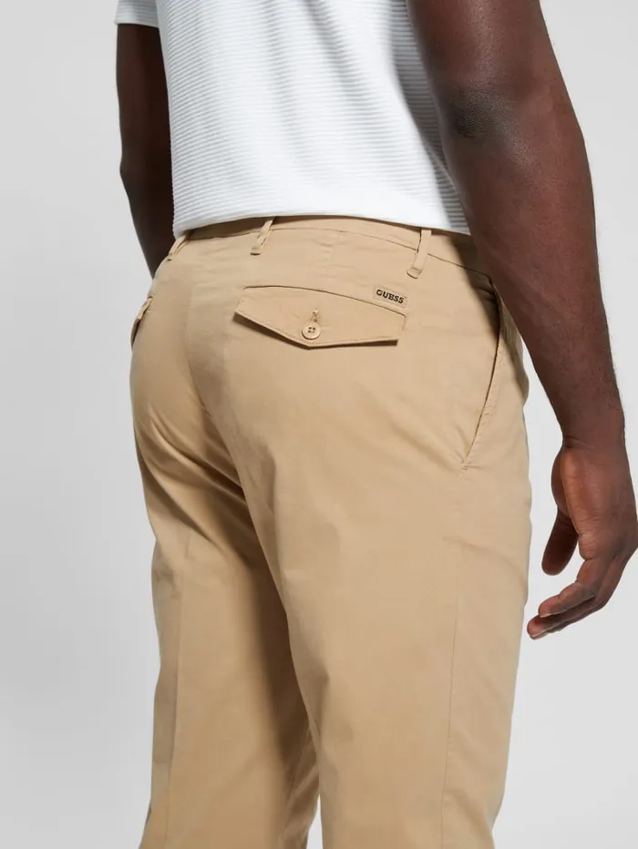 GUESS Pants and Shorts Noah Straight Pants White 8211 Men