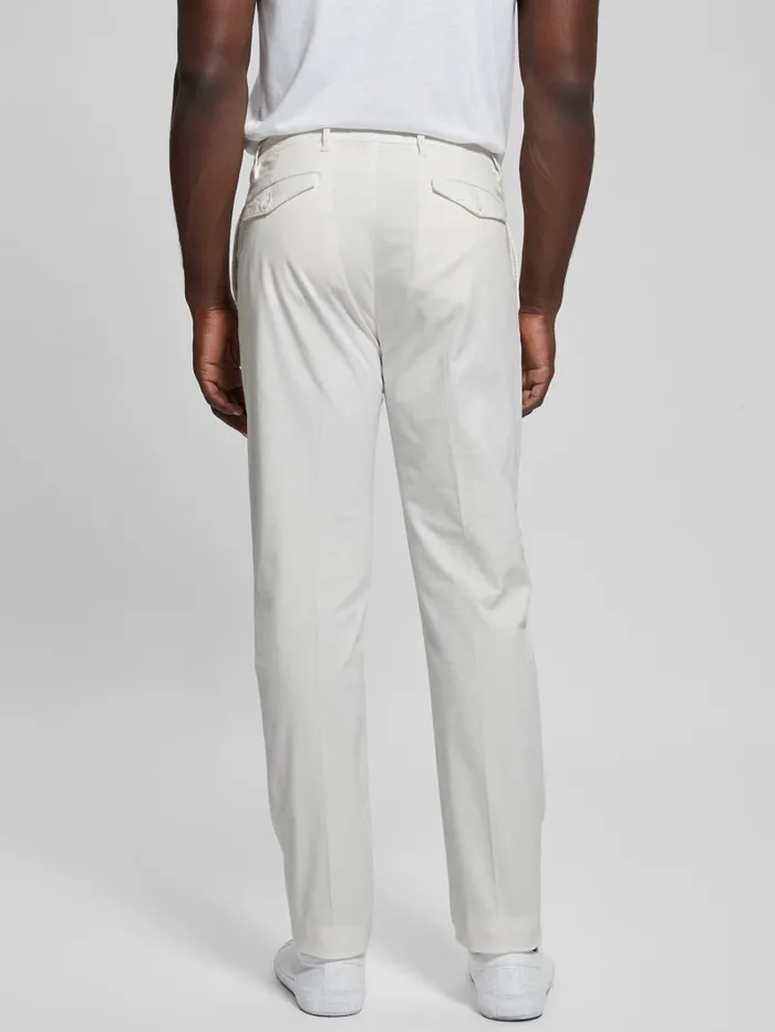GUESS Pants and Shorts Noah Straight Pants White 8211 Men
