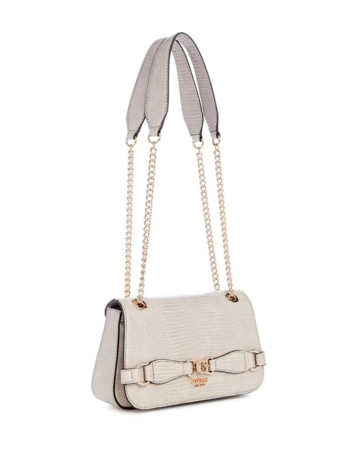 GUESS Sale Arlena Lizard Convertible Crossbody Brown 8211 Women