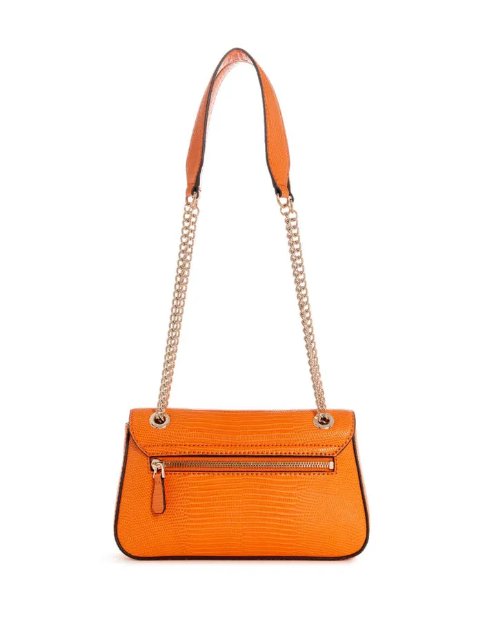 GUESS Sale Arlena Lizard Convertible Crossbody Brown 8211 Women