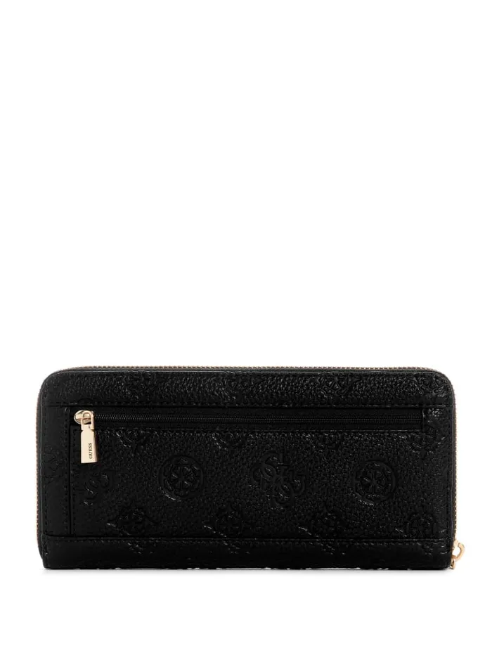 GUESS Sale Cresidia Large ZipAround Wallet White 8211 Women