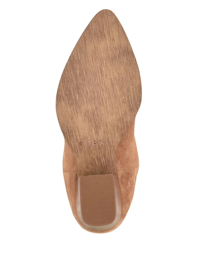 GUESS Sale Dolita Suede KneeHigh Boots Brown 8211 Women