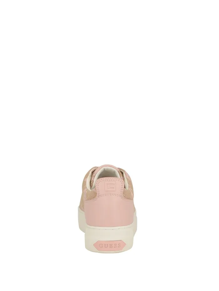 GUESS Sale Giaa Logo Print LowTop Sneakers Pink 8211 Women