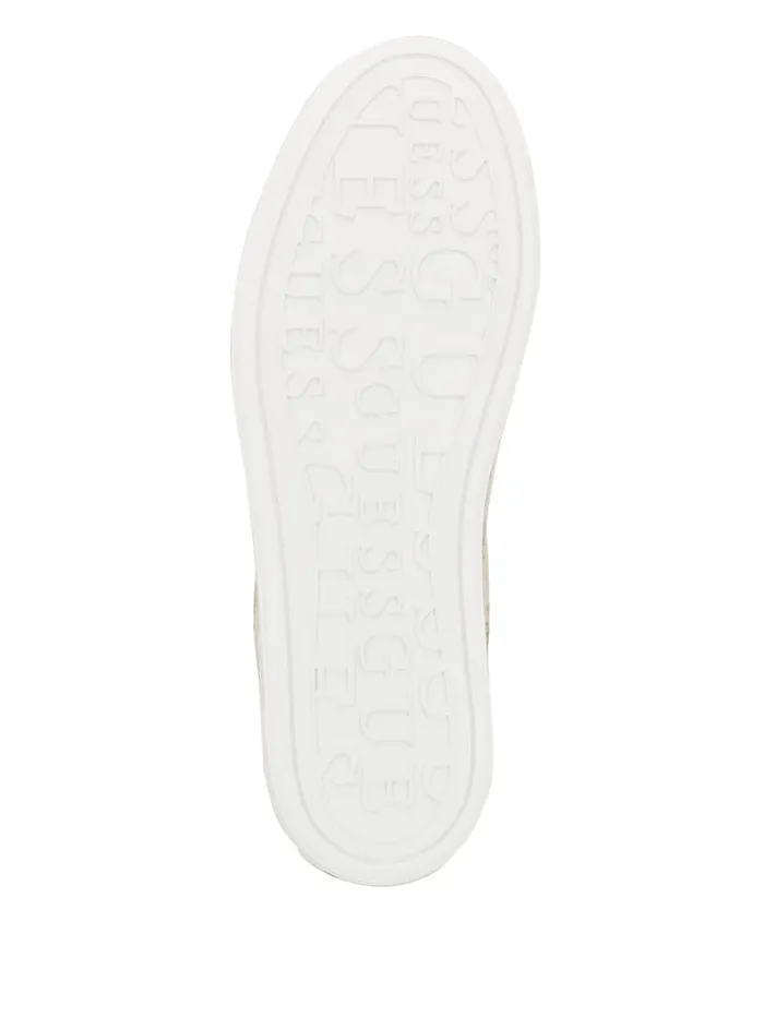 GUESS Sale Giaa Logo Print LowTop Sneakers Pink 8211 Women