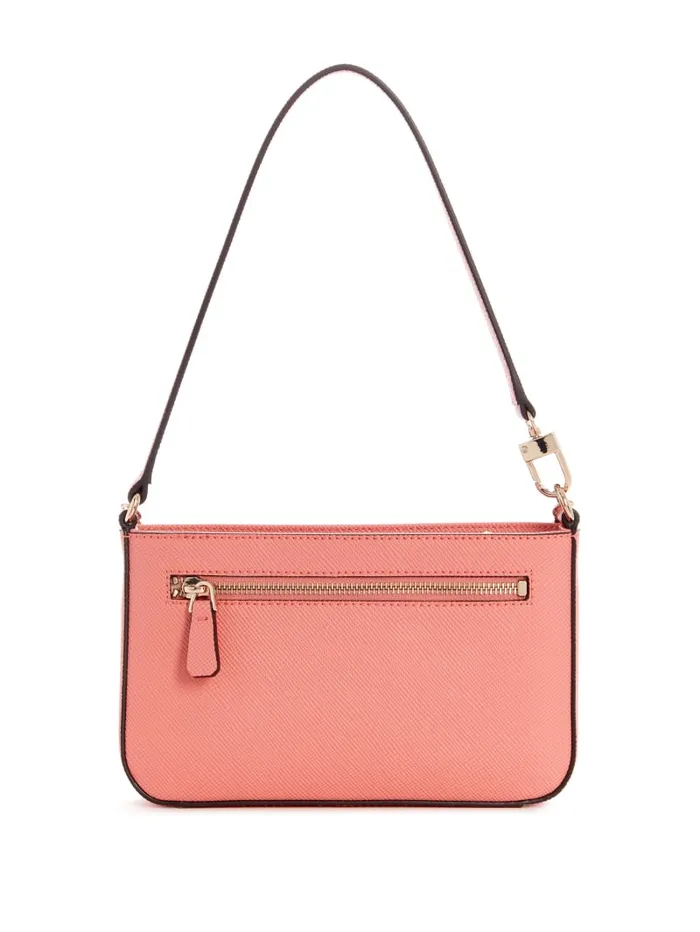 GUESS Sale Levante Shoulder Bag Pink 8211 Women