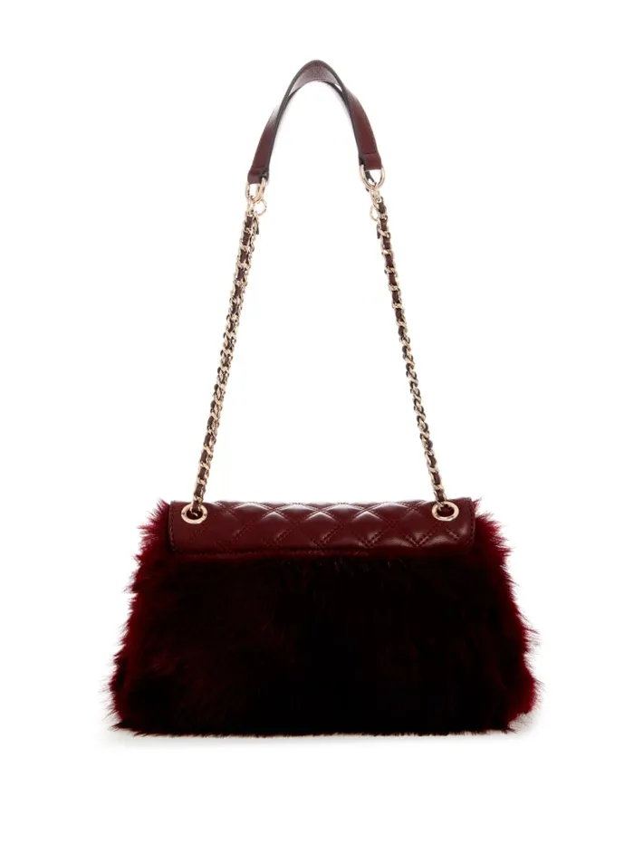 GUESS Sale Lise Convertible Crossbody Red 8211 Women