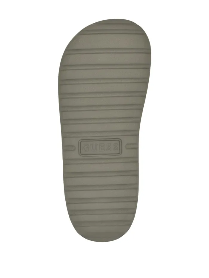 GUESS Sale Marock Pool Slides Beige 8211 Women