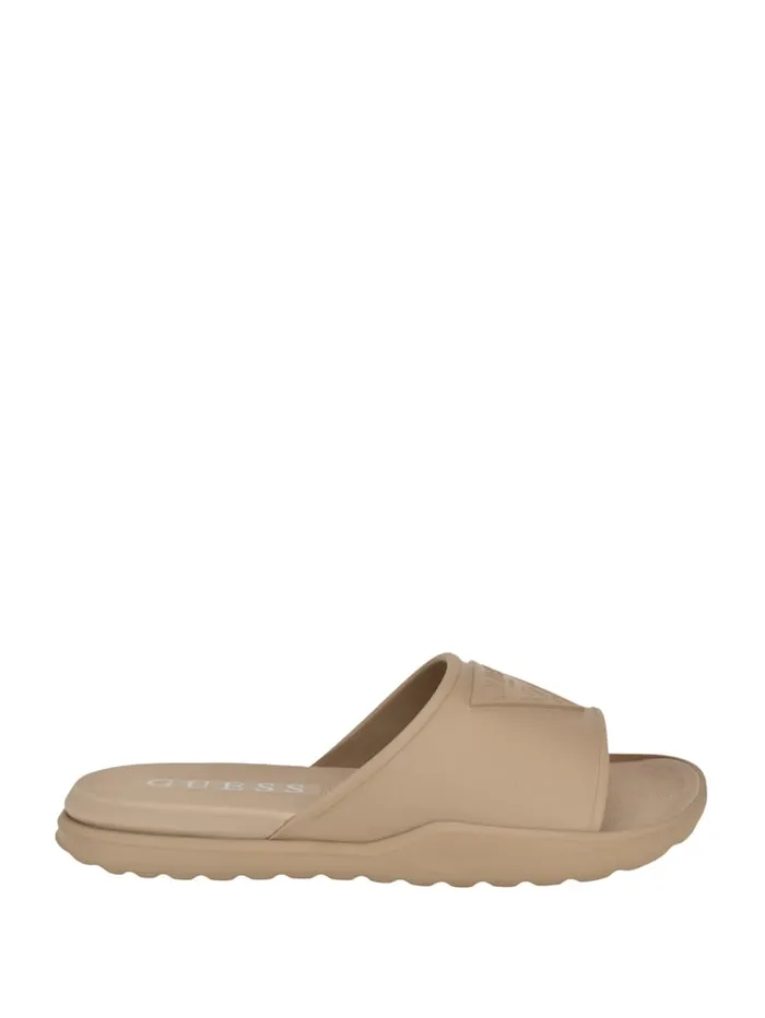 GUESS Sale Marock Pool Slides Beige 8211 Women