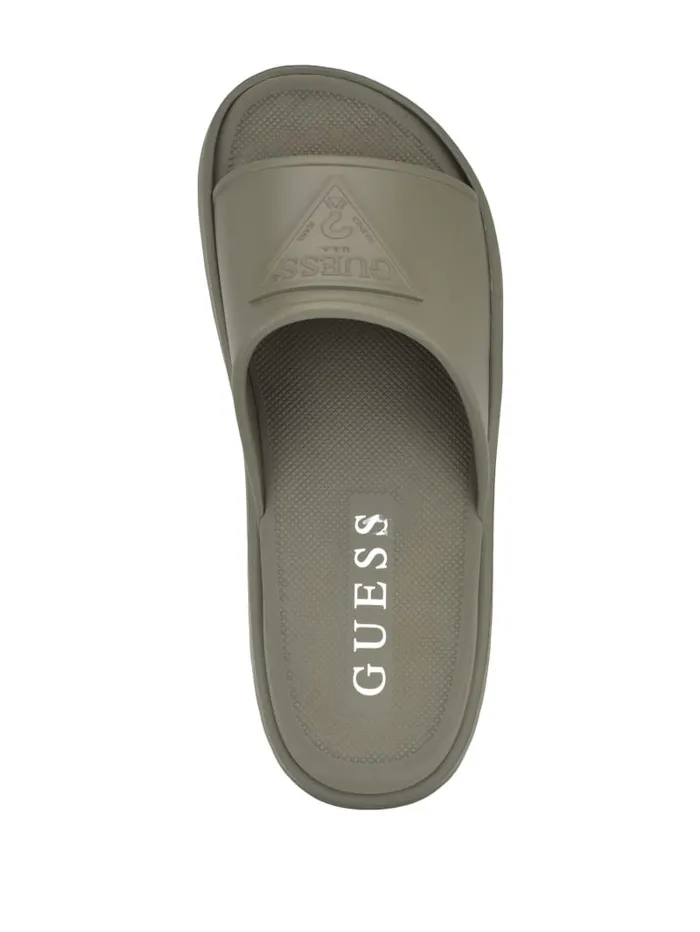 GUESS Sale Marock Pool Slides Beige 8211 Women