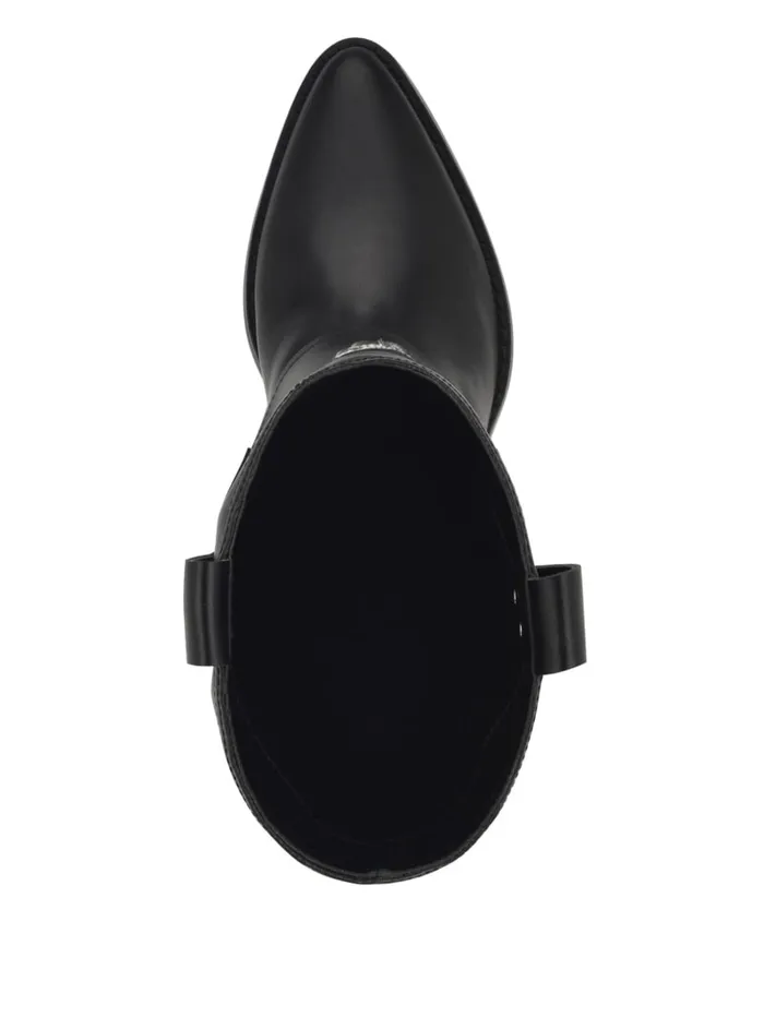 GUESS Sale Raegan FoldOver Cowboy Boots Black 8211 Women