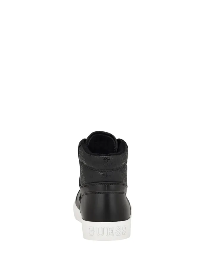 GUESS Sale Senen Quattro G HighTop Sneakers White 8211 Men