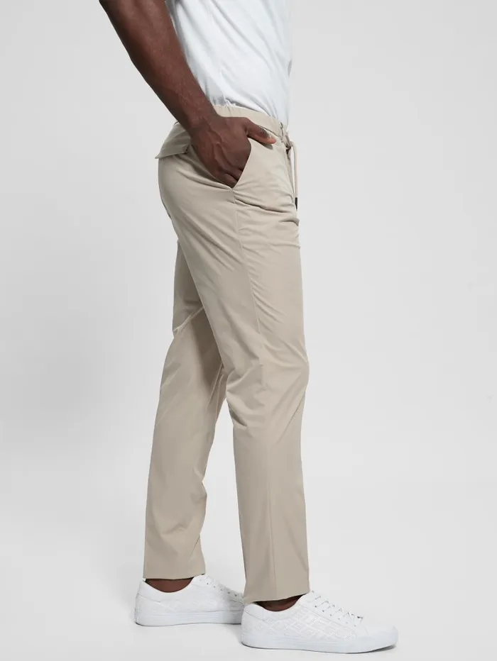 GUESS Sale TechStretch Chino Pants Beige 8211 Men