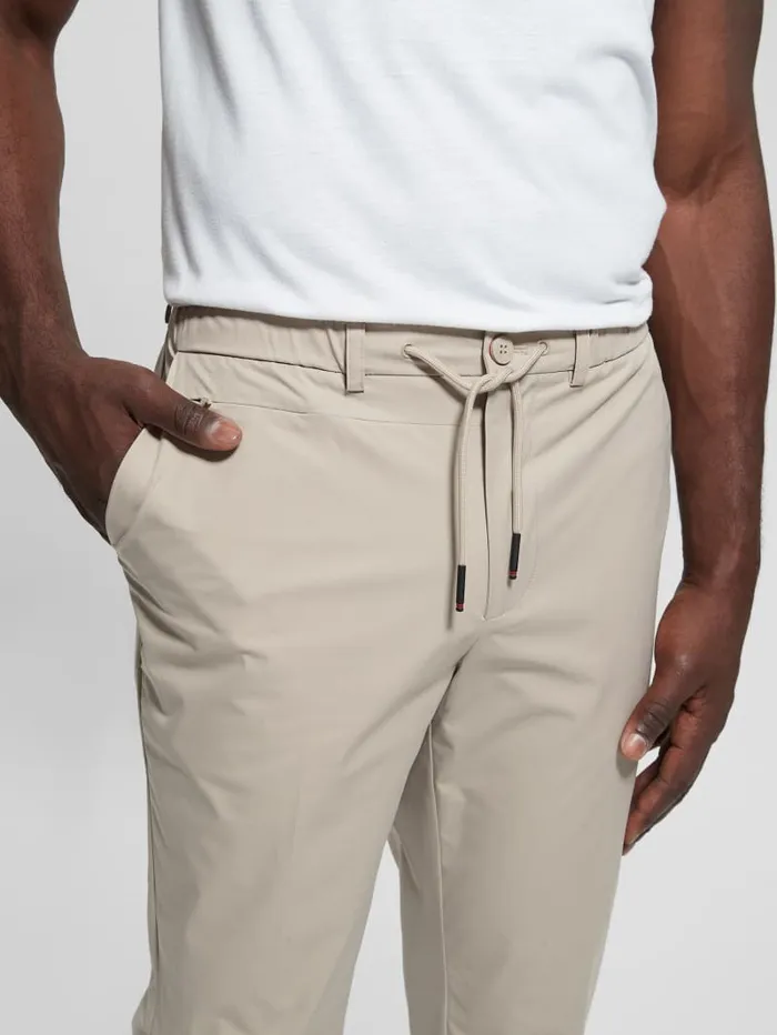 GUESS Sale TechStretch Chino Pants Beige 8211 Men