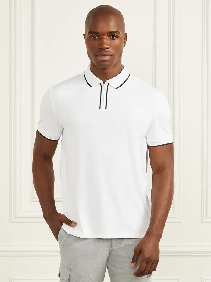 GUESS Shirts Performance Polo White 8211 Men