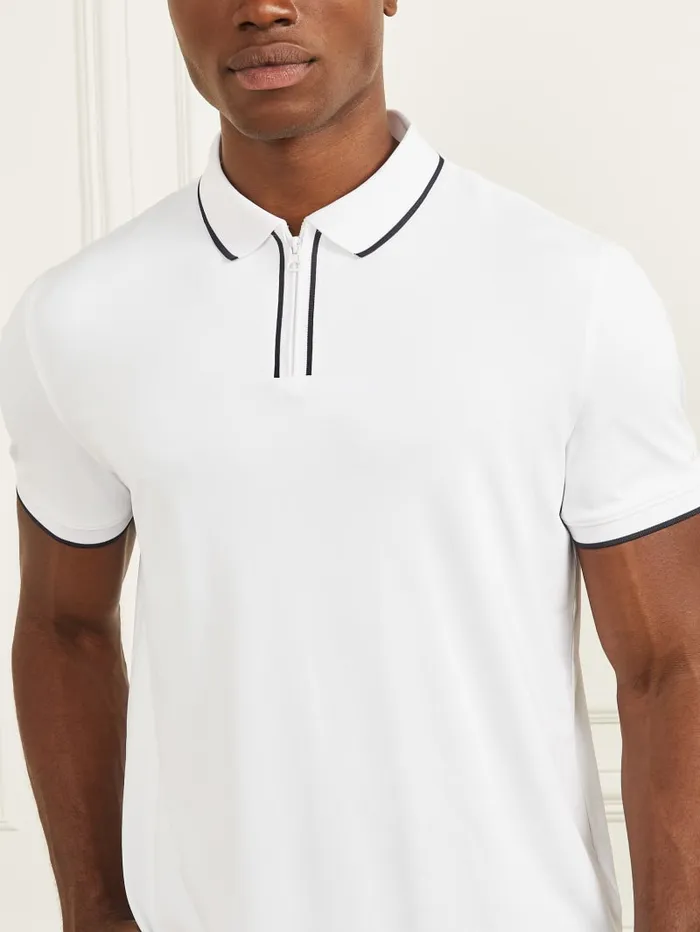 GUESS Shirts Performance Polo White 8211 Men