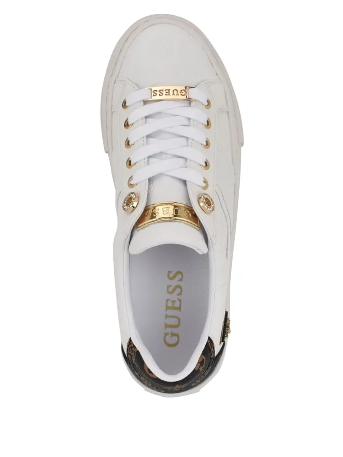 GUESS Shoes Liteit LowTop Sneakers White 8211 Women