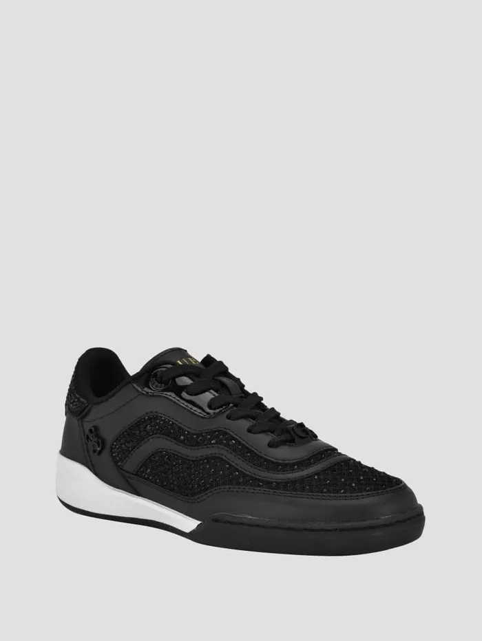 GUESS Shoes Pritie Rhinestone Sneakers Black 8211 Women