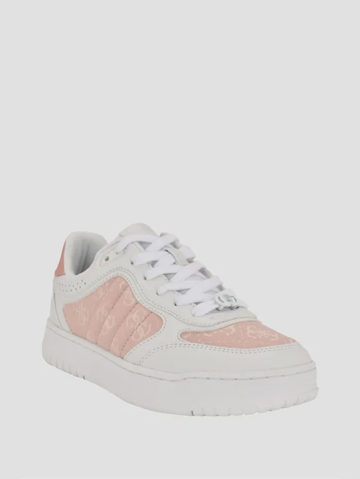 GUESS Shoes Rola Jacquard LowTop Sneakers Blue 8211 Women