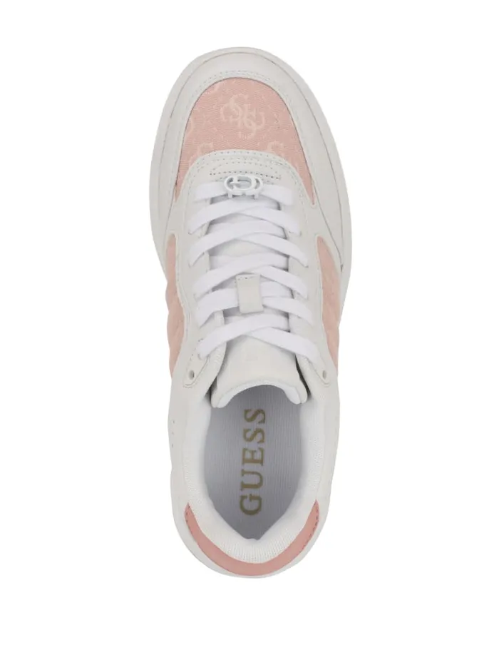 GUESS Shoes Rola Jacquard LowTop Sneakers Blue 8211 Women