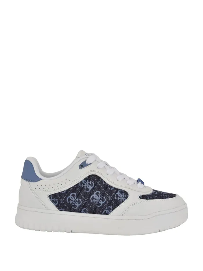 GUESS Shoes Rola Jacquard LowTop Sneakers Blue 8211 Women