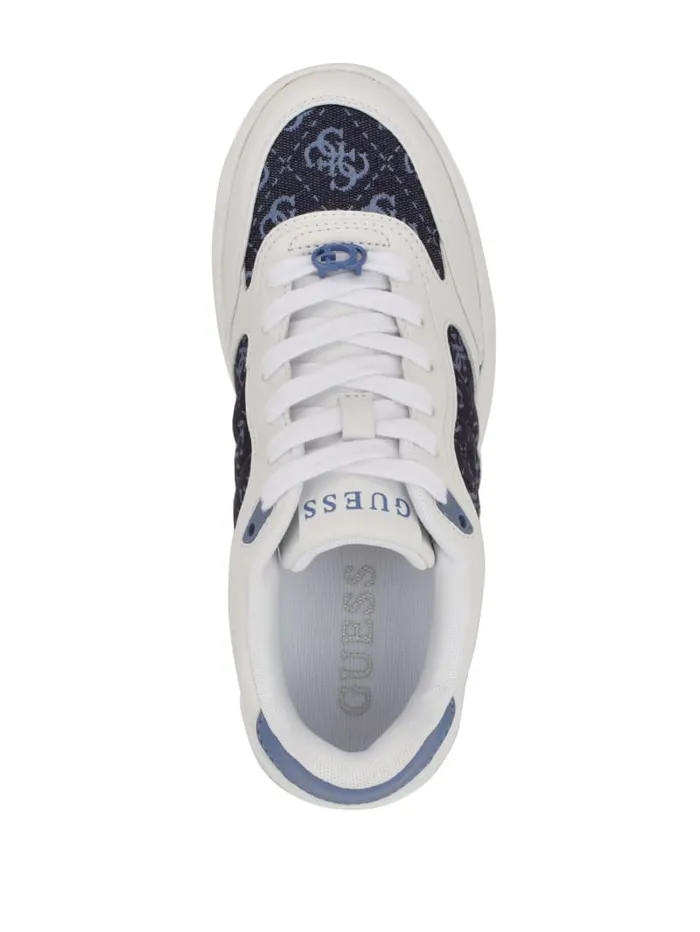 GUESS Shoes Rola Jacquard LowTop Sneakers Blue 8211 Women