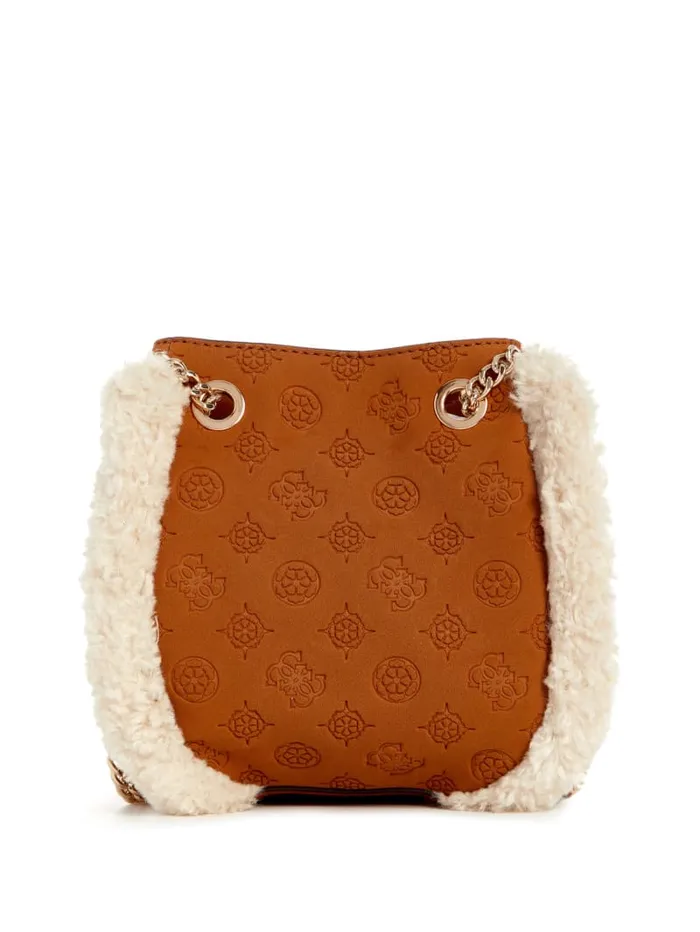 GUESS Shoulder Bags Davika Convertible Crossbody Brown 8211 Unisex