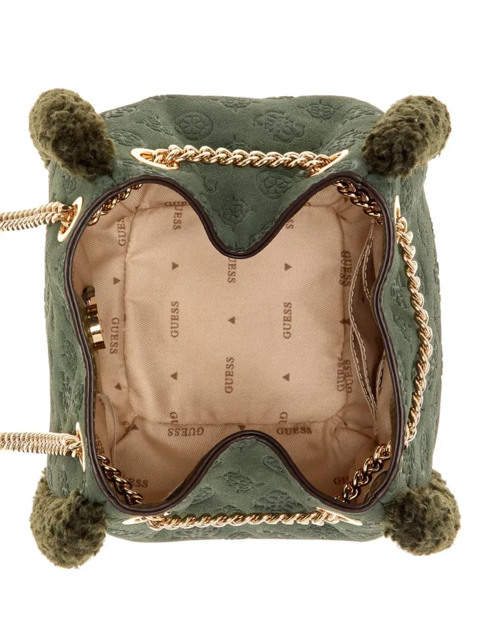 GUESS Shoulder Bags Davika Convertible Crossbody Brown 8211 Unisex