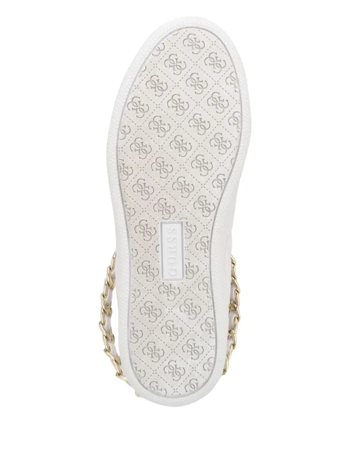 GUESS Sneakers Reney Chain Quilted Sneakers White 8211 Unisex