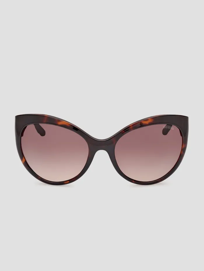 GUESS Sunglasses Juliette Butterfly Plastic Sunglasses Brown 8211 Women