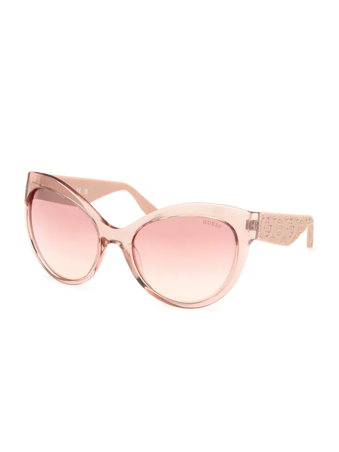 GUESS Sunglasses Juliette Butterfly Plastic Sunglasses Brown 8211 Women