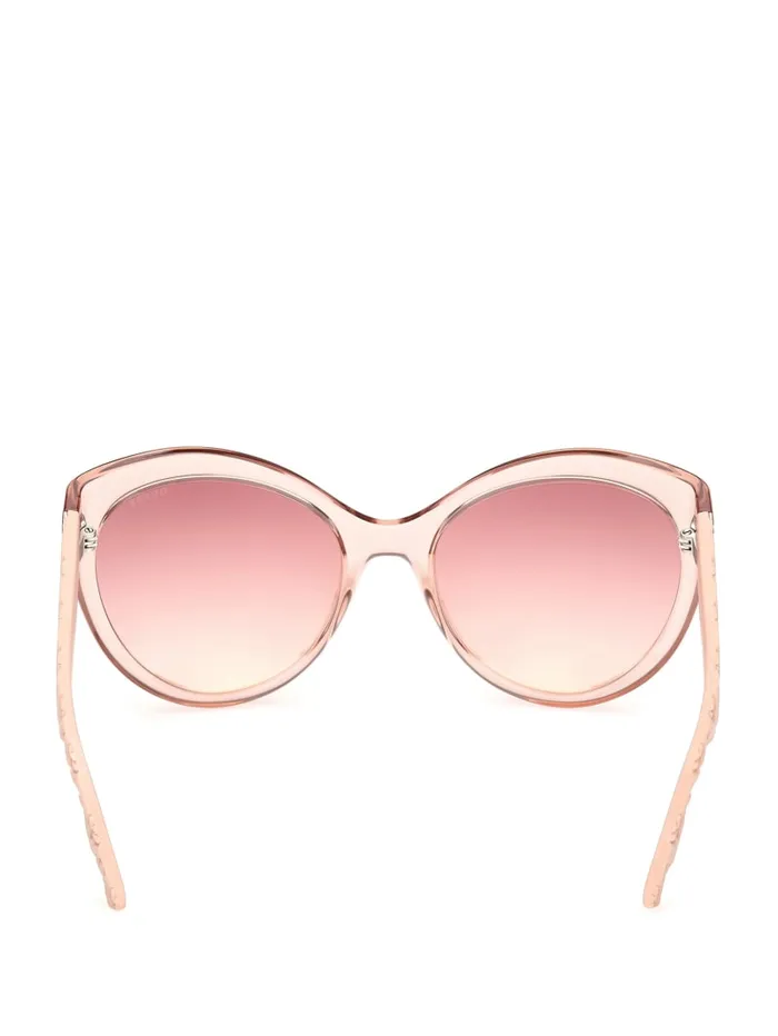 GUESS Sunglasses Juliette Butterfly Plastic Sunglasses Brown 8211 Women