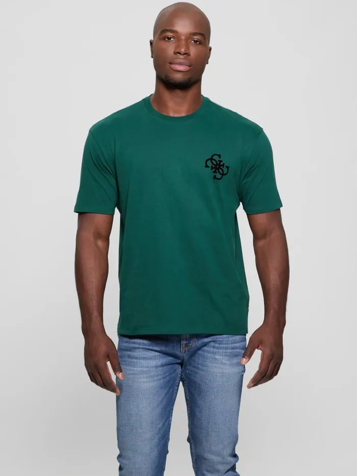 GUESS T Shirts and Tanks Bandana Applique Tee White 8211 Men