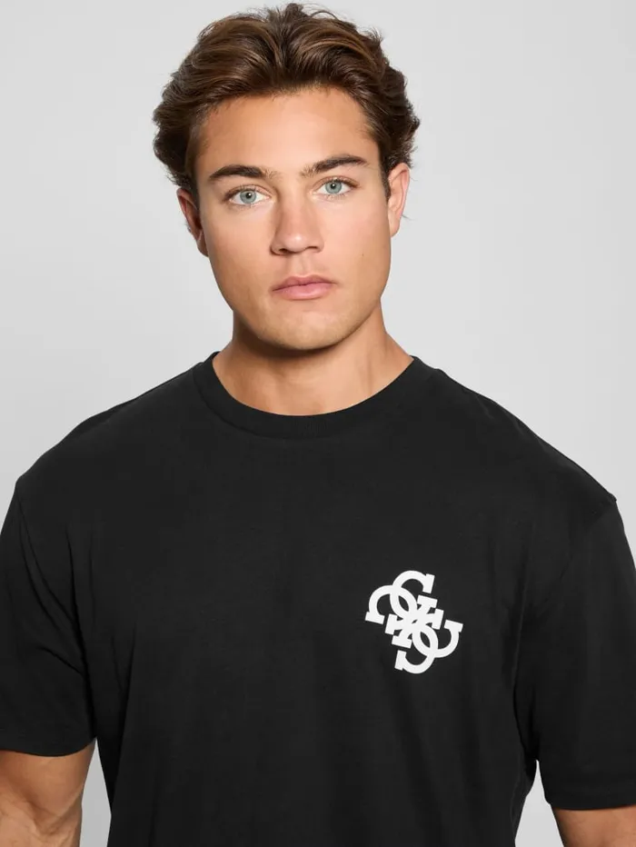 GUESS T Shirts and Tanks Bandana Applique Tee White 8211 Men