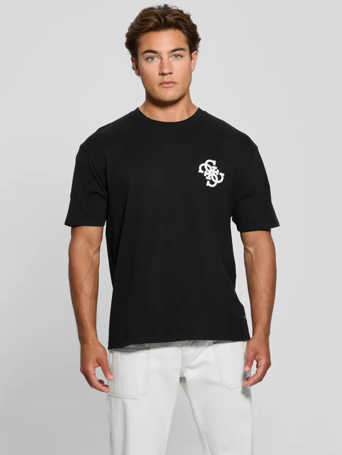 GUESS T Shirts and Tanks Bandana Applique Tee White 8211 Men