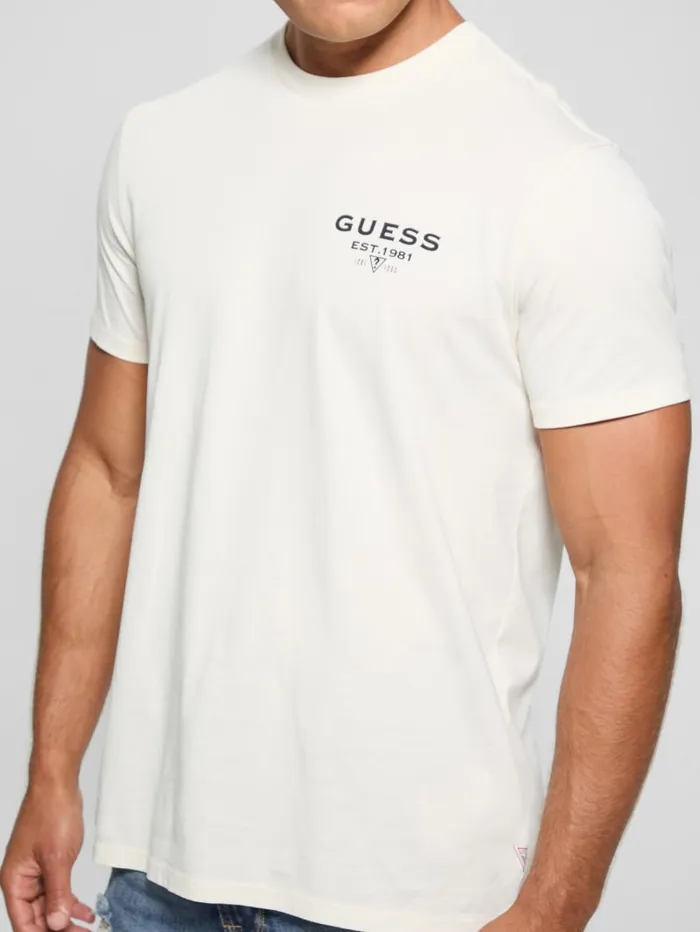 GUESS T Shirts and Tanks Eco Classic Tee White 8211 Men