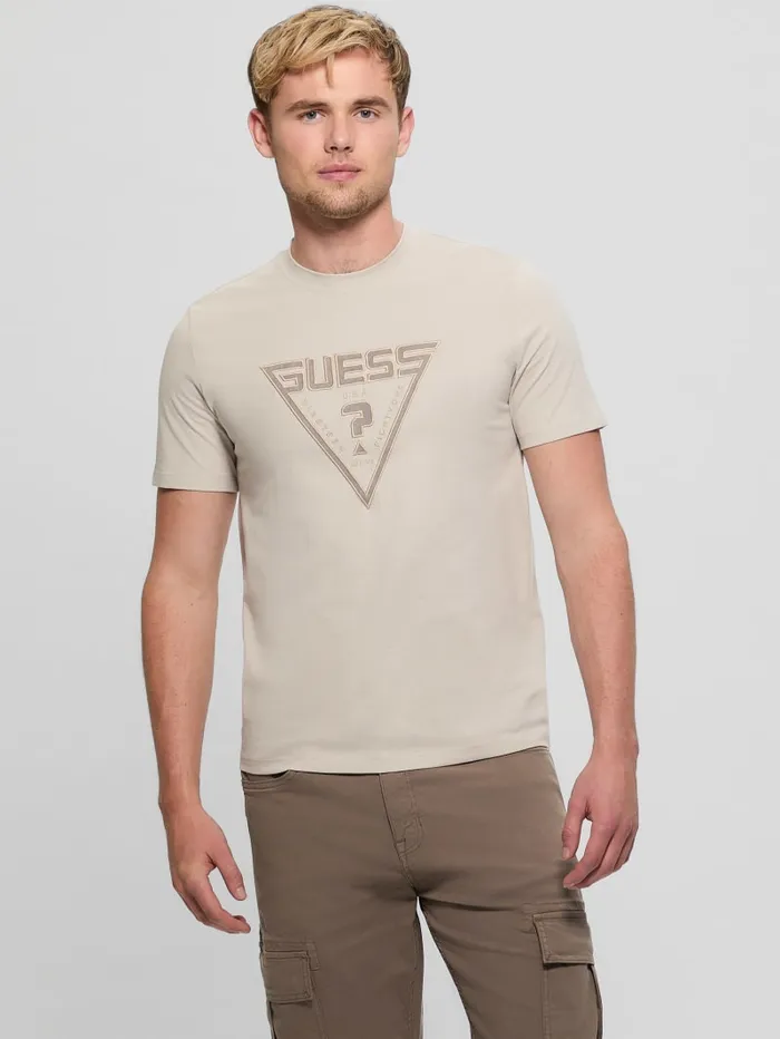GUESS T Shirts and Tanks Midway Tee Beige 8211 Men