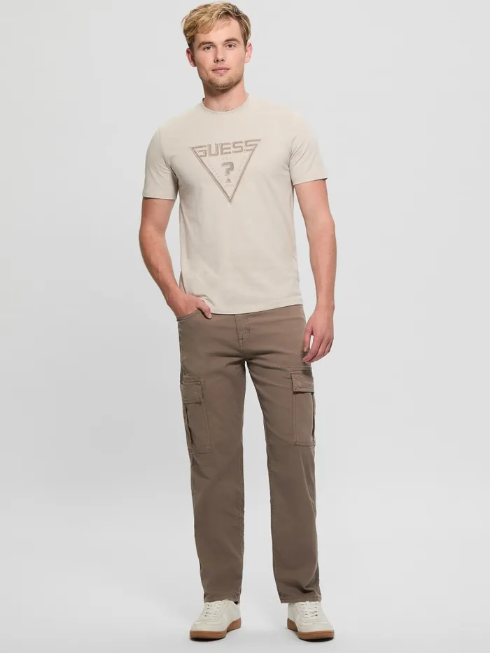 GUESS T Shirts and Tanks Midway Tee Beige 8211 Men