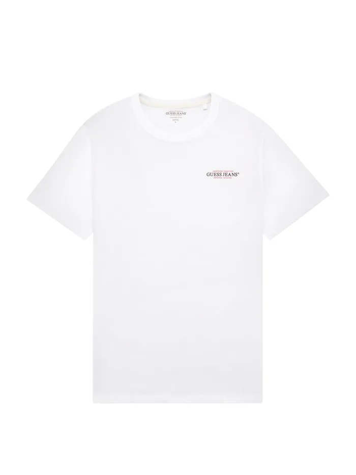 GUESS T Shirts and Tanks Slim American Tradition Tee White 8211 Men
