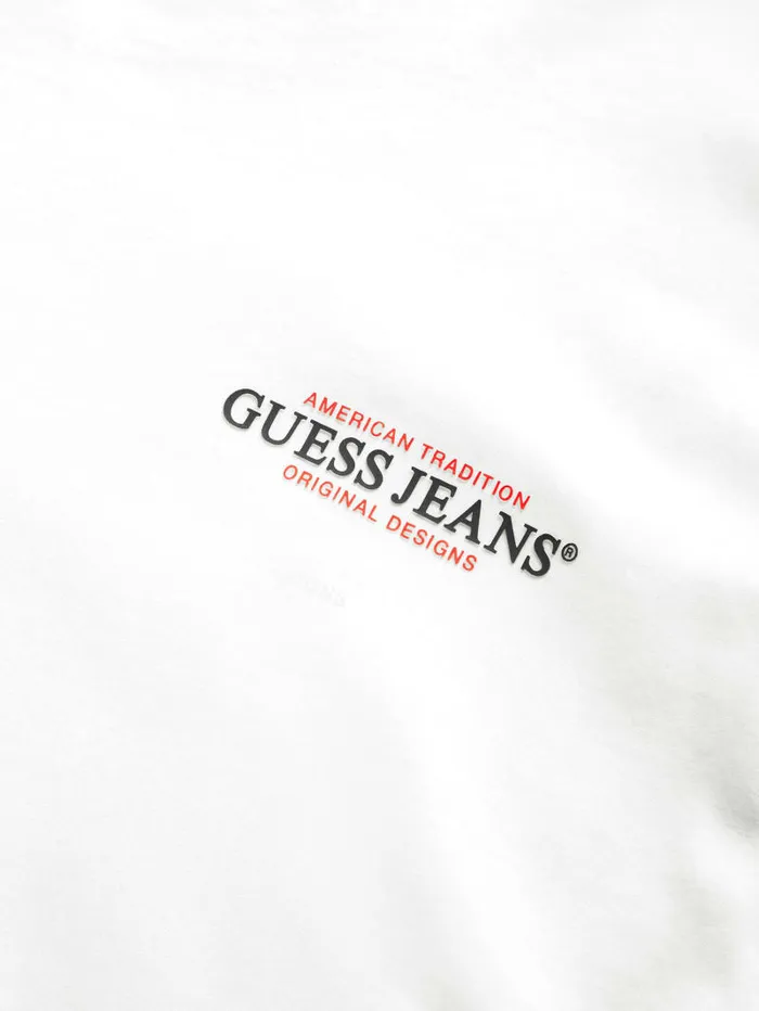 GUESS T Shirts and Tanks Slim American Tradition Tee White 8211 Men