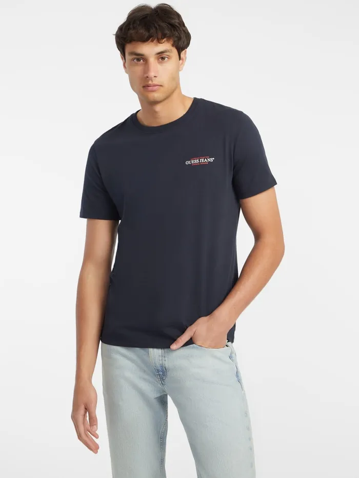 GUESS T Shirts and Tanks Slim American Tradition Tee White 8211 Men
