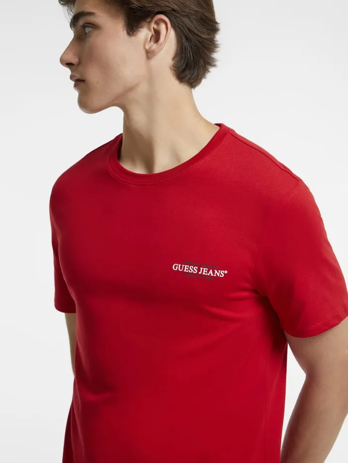 GUESS T Shirts and Tanks Slim American Tradition Tee White 8211 Men