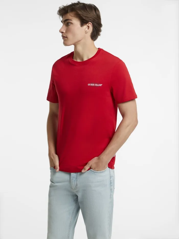 GUESS T Shirts and Tanks Slim American Tradition Tee White 8211 Men