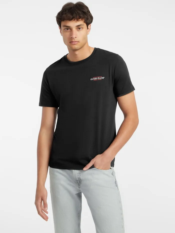 GUESS T Shirts and Tanks Slim American Tradition Tee White 8211 Men
